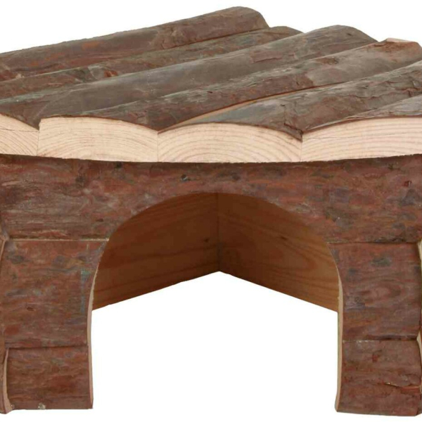 Dřevěný dům rohový JESPER pro morče 32x13x21/21cm