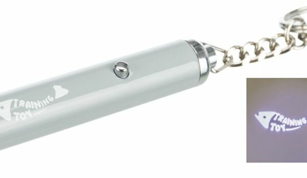 LED ukazatel s motivem ryby - laserový paprsek (RP 2,10 Kč)