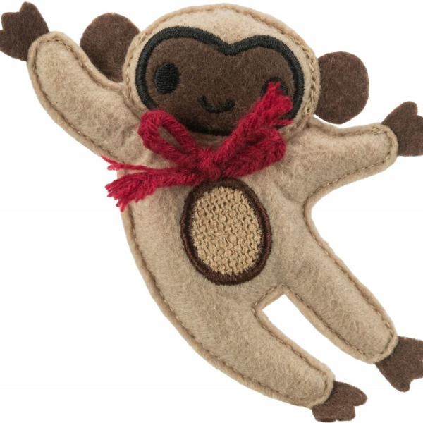 MONKEY - opice, hračka pro kočky s katnipem, 12 cm, plsť