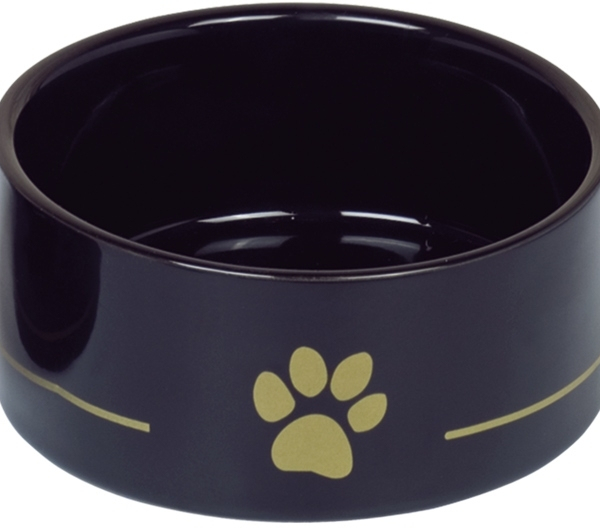 Nobby keramická miska GOLDEN PAW černá 15