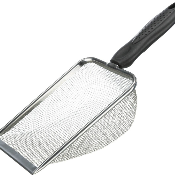 Lopatka sítko pro použití do pouštních terárií 31 cm