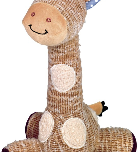 Nobby hračka pro psy žirafa s pískátkem 33 cm