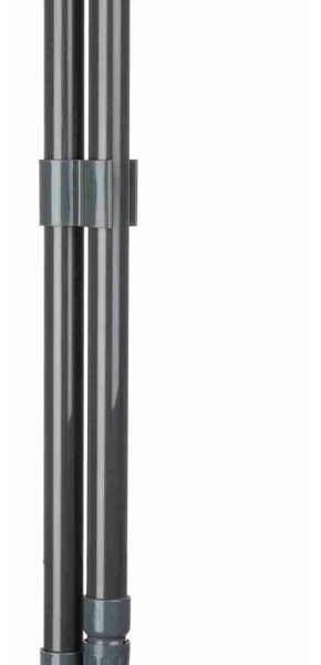Sběrač na exkrementy s teleskop.tyčí 60-107 cm šedo/modrý