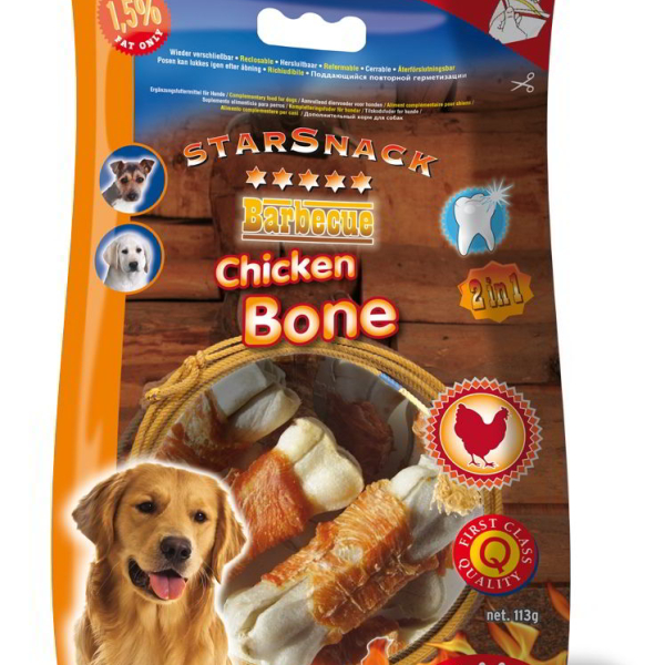 Nobby StarSnack Barbecue kostičky s kuřecím masem 193g