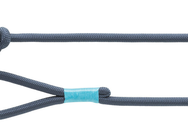 BE NORDIC vodítko, kulaté, L-XL: 1.70 m/ø 13 mm, tmavomodrá/světlemodrá