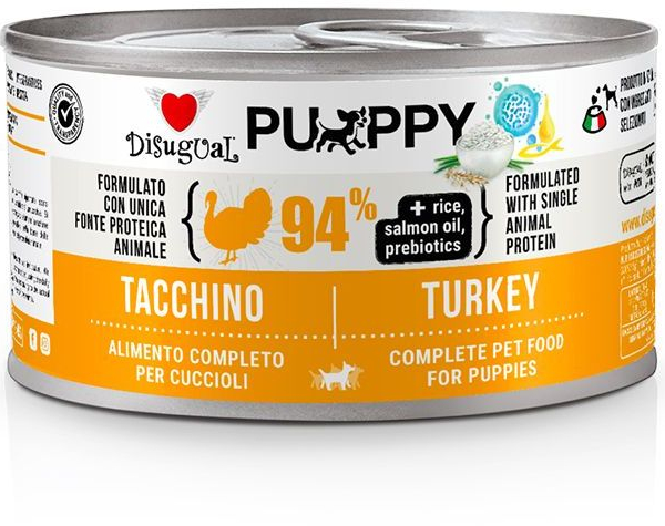 Disugual Dog Single Protein Puppy Krůta konzerva