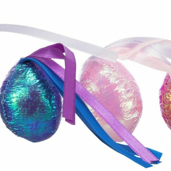 Set 2ks třpytivých kuliček s třásněmi  ø 5 cm, polyester