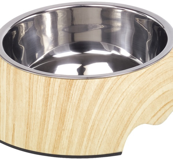 Nobby Light Wood nerez miska v pouzdře dekor dřevo 700ml