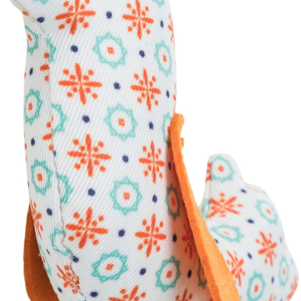 Látkový ptáček s catnipem 10 cm - DOPRODEJ