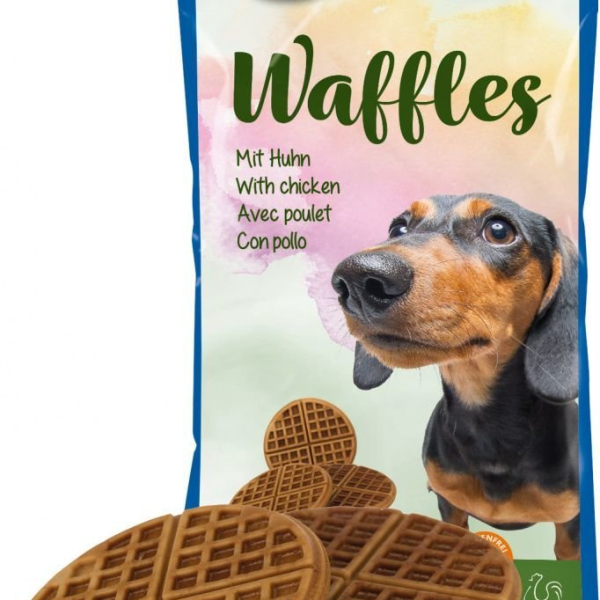Wafle s kuřecím masem, ø 7 cm, 3 ks / 100 g