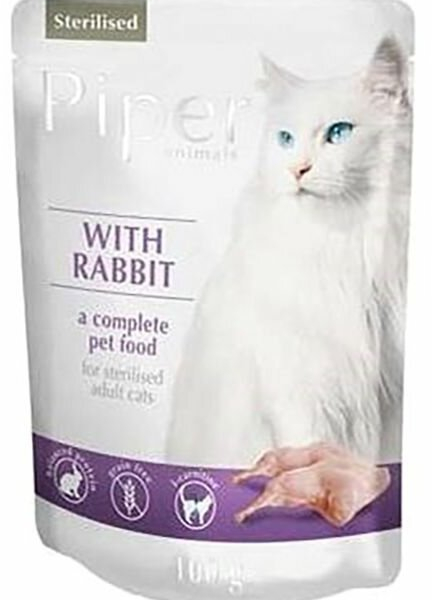 PIPER CAT kapsička pro sterilizované kočky, s em