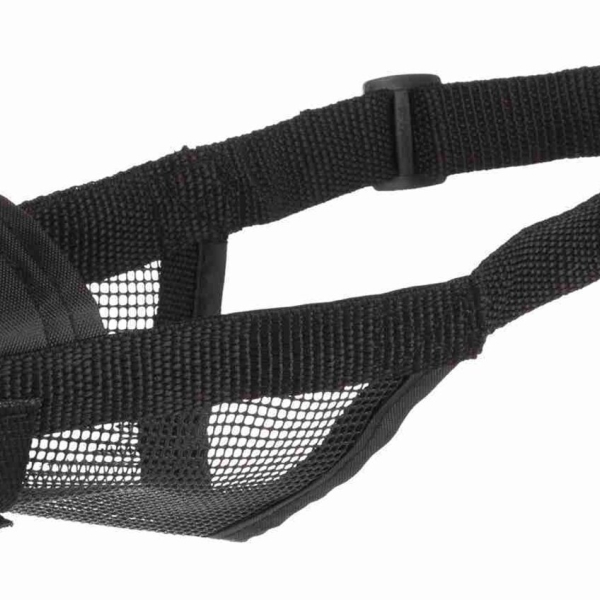 Náhubek nylonový se síťkou, polyester, černý XS - S