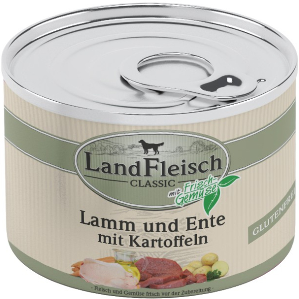 Landfleisch Dog Classic jehněčí, kachní, brambory