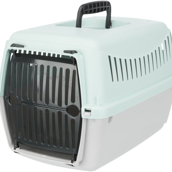 JUNIOR transportní box XS 26 x 25 x 39 cm světle šedá /mátová (max. 4kg)