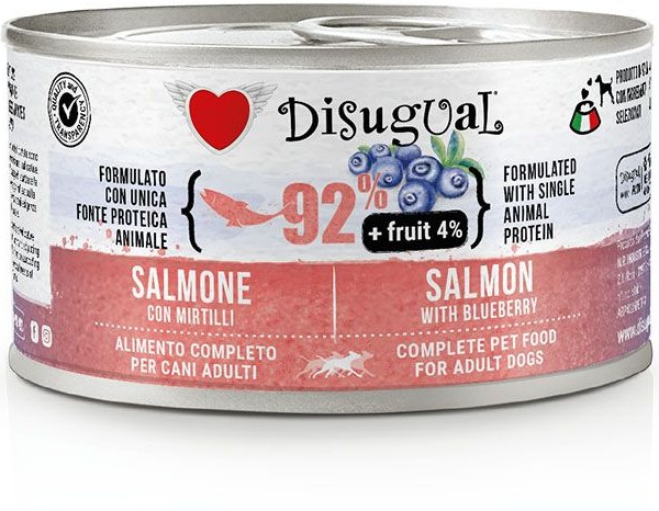 Disugual Fruit Dog Single Protein Losos s borůvky konzerva