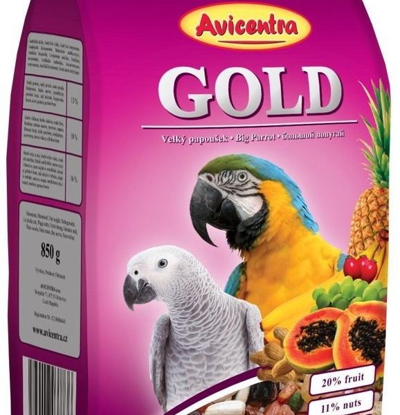 AVICENTRA GOLD velký papoušek  850 g