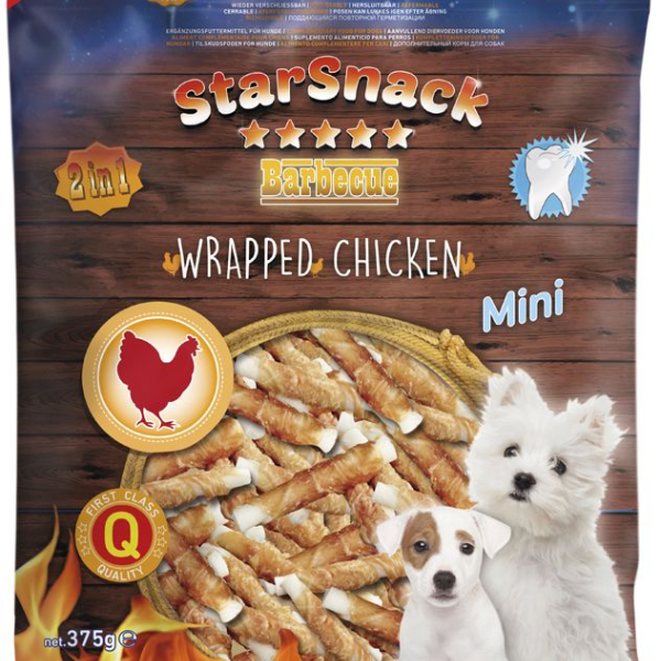 Nobby StarSnack Wrapped Mini buvolí tyčky s kuřecím 375g