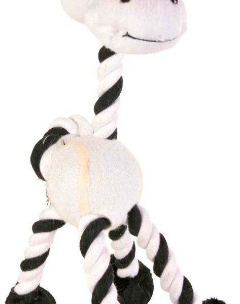 Žirafa/kravička s tenisovým míčem 28cm