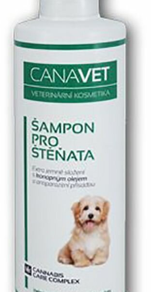 CANAVET šampon pro štěňata s antipar.přísadou Canabis 250 ml