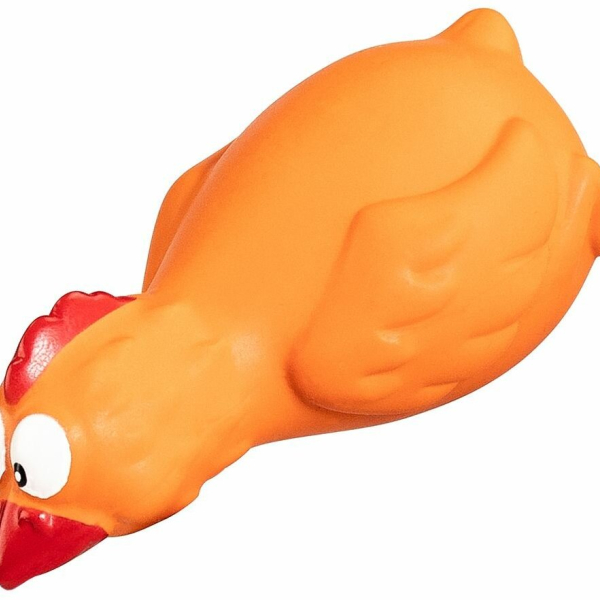 Kuře HipHop přírodní guma 15 cm