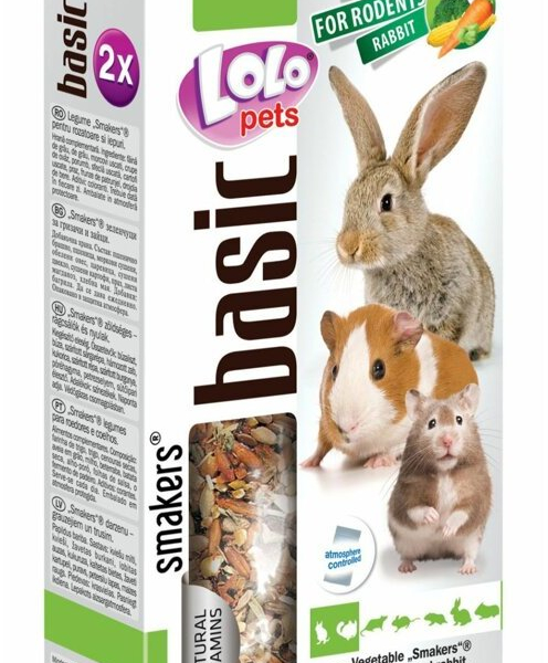 LOLO SMAKERS 2 klasy zeleninové pro hlodavce 90 g