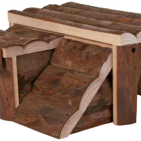 Dřevěný domek LUKA pro křečka 14x7x14cm TRIXIE