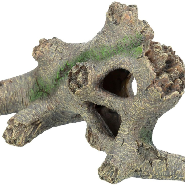 Pařez stromu do terária / akvária, polyesterová pryskyřice, 21 cm