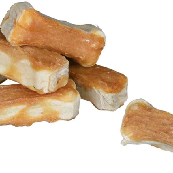 DENTAfun - buvolí kostičky obalené kuřecím masem 8ks, 5cm/120g