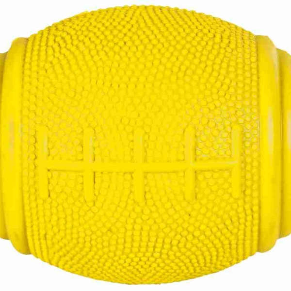 Rugby míč na pamlsky tvrdá guma 8cm