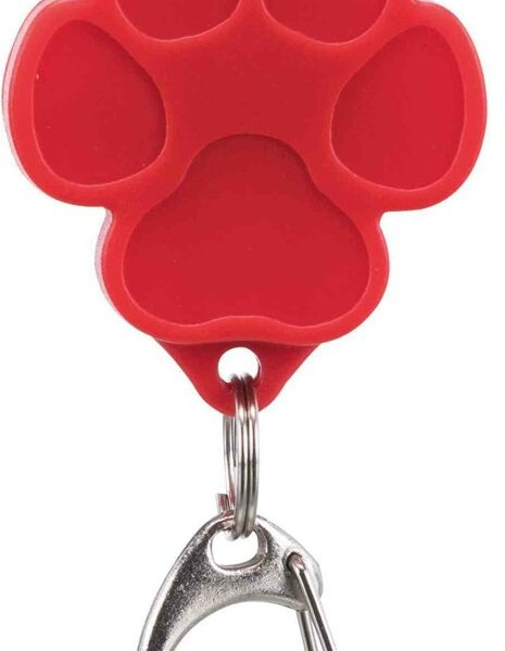 Flasher USB blikačka pro psy 3,5 x 4,3 cm tvar tlapka (RP 2,10 Kč)