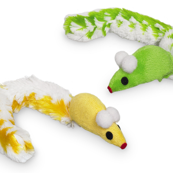 Nobby Catnip plyšové myšky s catnipem 2ks 23cm 2ks