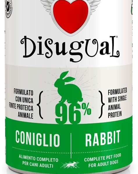 Disugual Dog Single Protein Králík konzerva