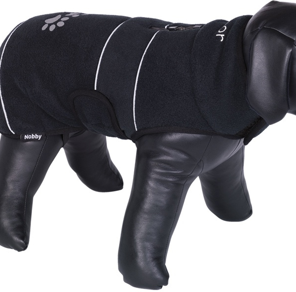 Nobby TENIA fleece reflexní mikina pro psa černá 32cm