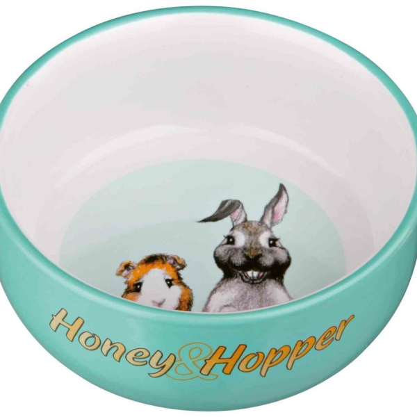 Keramická miska Honey-Hopper pro morče, králíka 250ml/11cm