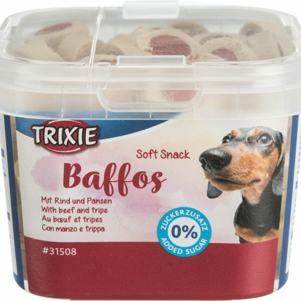 Soft Snack BAFFOS mini kolečka hovězí, dršťky, plastový kelímek 140 g