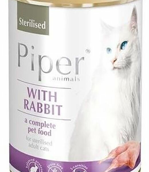 PIPER CAT konzerva pro sterilizované kočky, s em