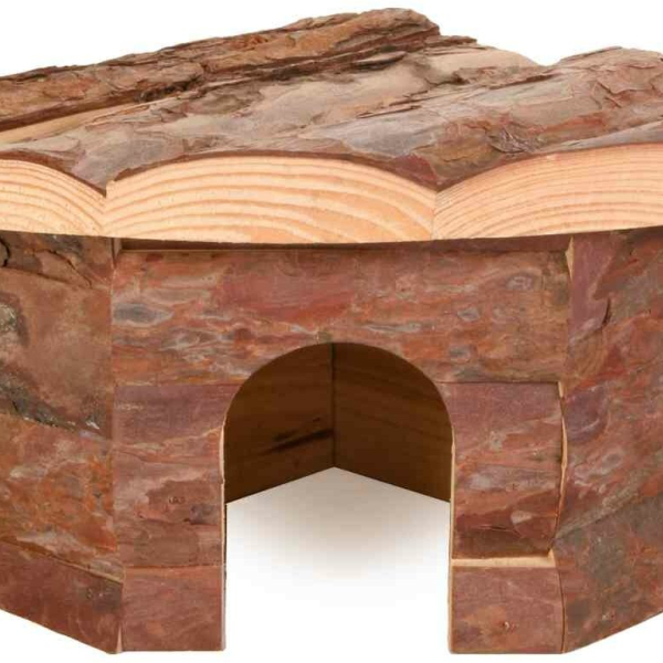 Dřevěný dům rohový JESPER pro křečky 21x10x15/15cm
