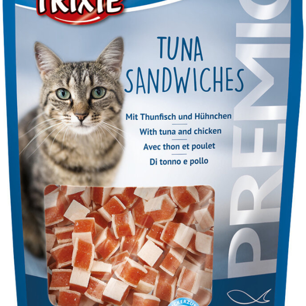 PREMIO Tuna Sandwiches 50 g - s tuňákem a kuřecím masem