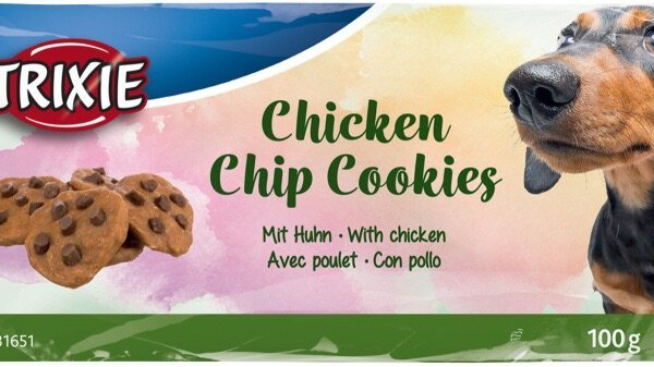 Chicken Chip Cookies, sušenky s kuřecím masem, 100g