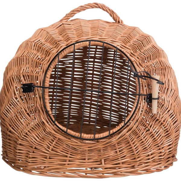 Proutěná bouda s kovovými dvířky 50cm