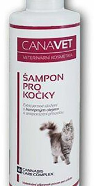 CANAVET šampon pro kočky s antipar.přísadou Canabis CC 250ml