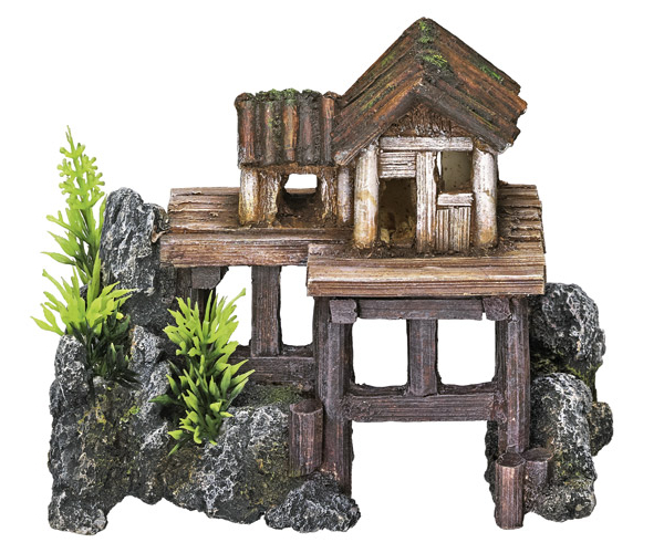 Nobby akvarijní dekorace dům na skále 15,5 x 8 x 12 cm