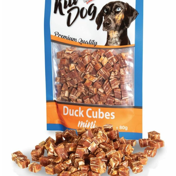 KIDDOG mini kostičky z kachního masíčka a tresky 80 g
