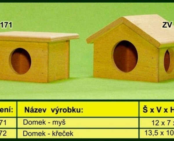 Domek pro křečka PÉŤU