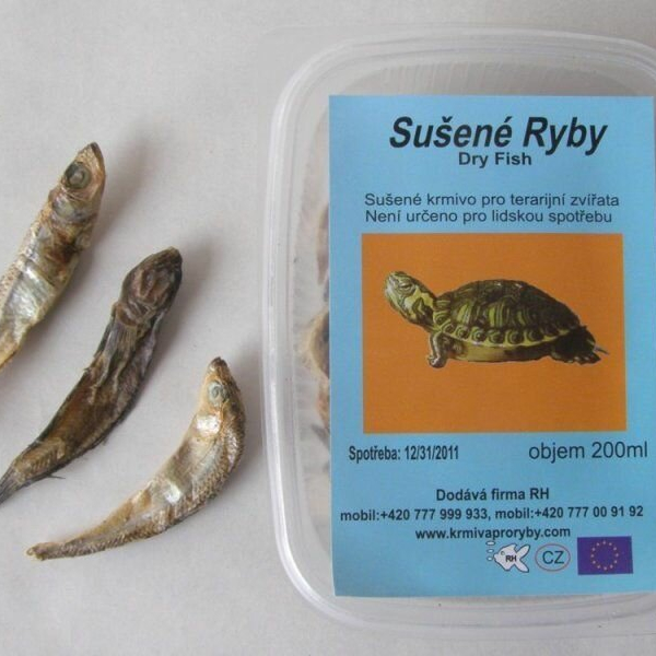 RYBIČKY, sušené v krabičce 200 ml