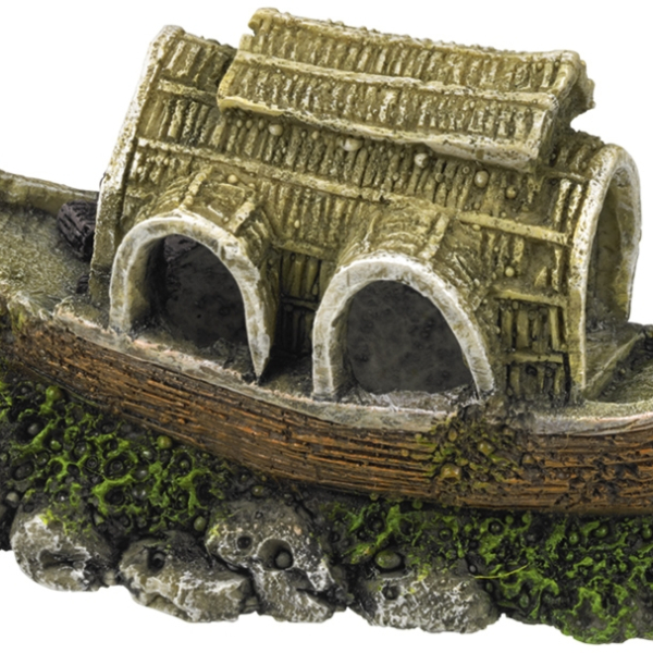 Nobby akvarijní dekorace Čínská loď 10 x 4,5 x 5,5 cm