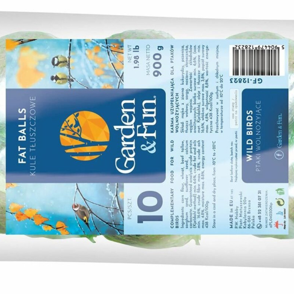 GARDEN FUN balení lojových koulí pro ptáky á 90g ( v bal)