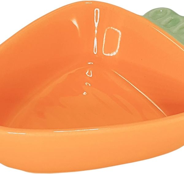 Nobby keramická miska pro hlodavce tvar mrkve 15 x 12 x 4,5 cm 200ml
