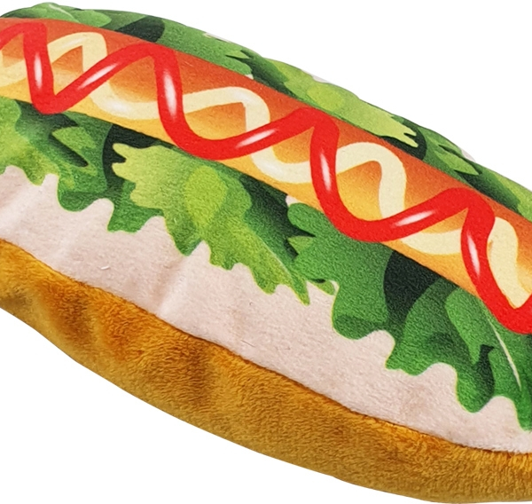 Nobby Classic hračka Hot Dog plyš 17 cm 1 ks
