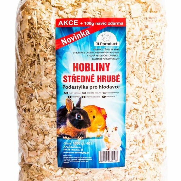 Hoblinová podestýlka středně hrubá 1 kg